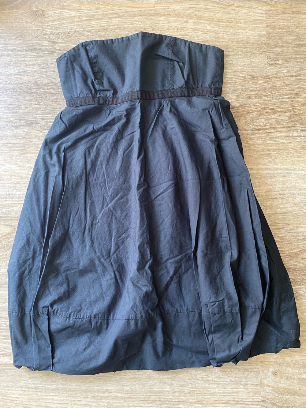 GAP Strapless Mini Dress in Black